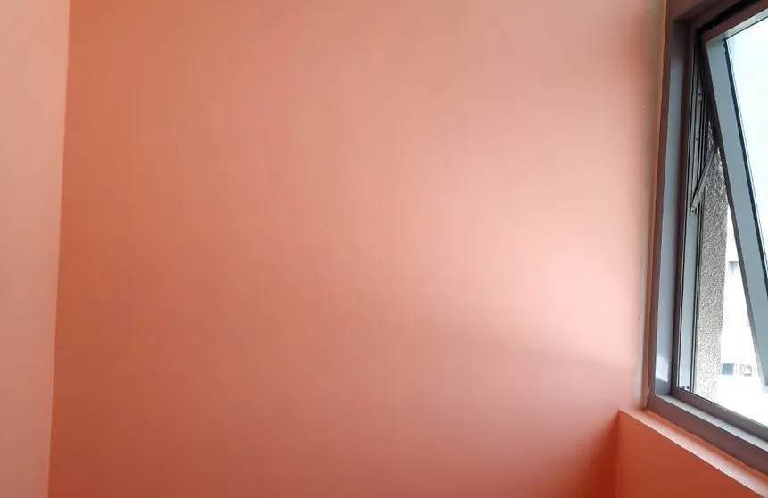 Orange Accent Wall Painting – Painting Services in Dubai by Pasupati Technical Services